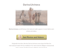 Tablet Screenshot of darinalitvinova.com